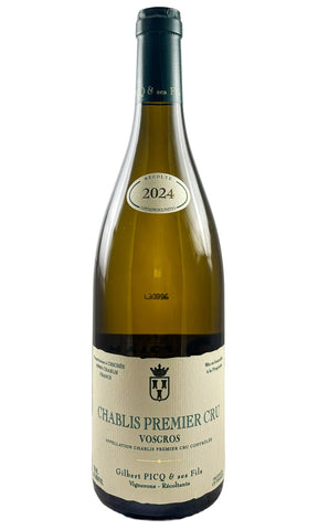 Bottle of Gilbert Picq, Chablis 1er Cru Vosgros, 2024 - White Wine - Flatiron Wines & Spirits - New York