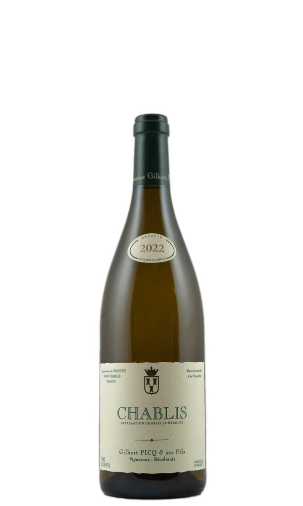 Bottle of Gilbert Picq, Chablis, 2022 - White Wine - Flatiron Wines & Spirits - New York
