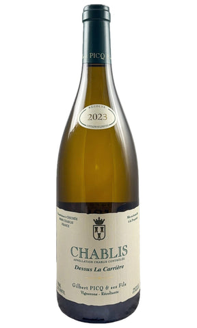 Bottle of Gilbert Picq, Chablis Dessus la Carriere, 2023 - White Wine - Flatiron Wines & Spirits - New York