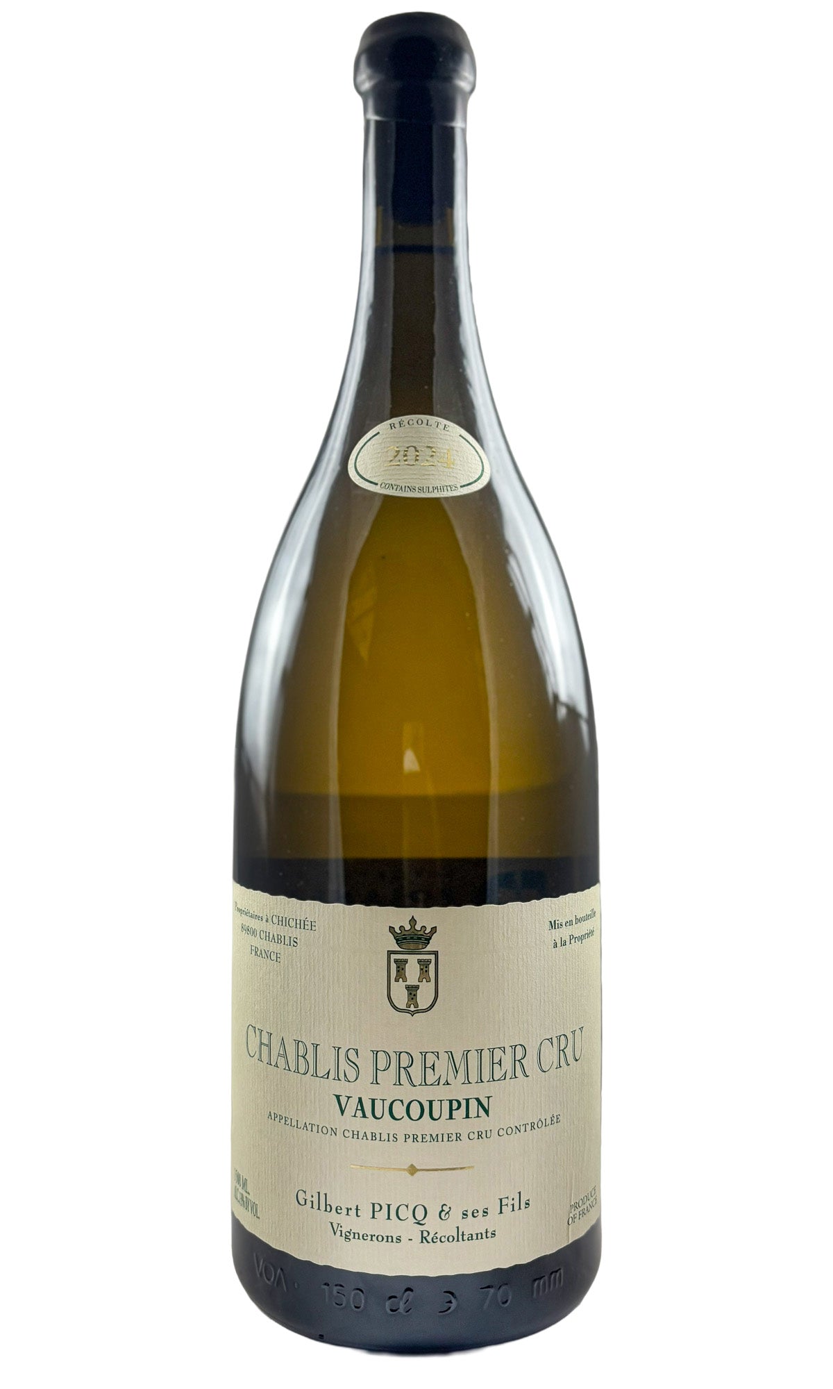 Bottle of Gilbert Picq, Chablis Vaucoupin 1er Cru, 2024 (1.5L) - White Wine - Flatiron Wines & Spirits - New York