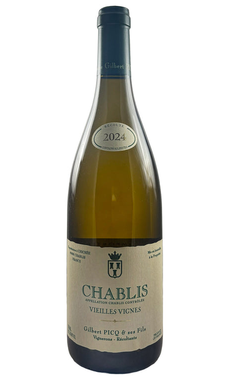 Bottle of Gilbert Picq, Chablis Vieilles Vignes, 2024 - White Wine - Flatiron Wines & Spirits - New York