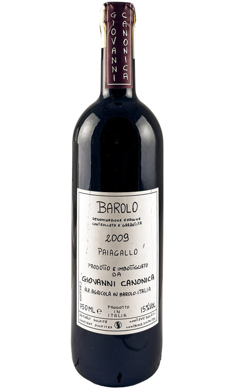 Bottle of Giovanni Canonica, Barolo Paiagallo, 2009 - Red Wine - Flatiron Wines & Spirits - New York