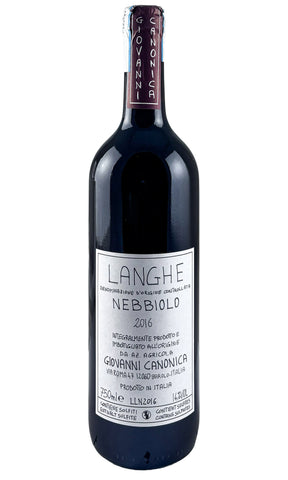 Bottle of Giovanni Canonica, Langhe Nebbiolo, 2016 - Red Wine - Flatiron Wines & Spirits - New York