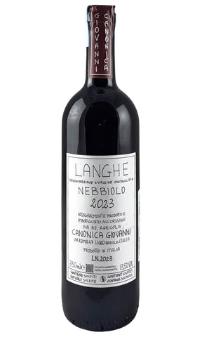 Bottle of Giovanni Canonica, Langhe Nebbiolo, 2023 - Red Wine - Flatiron Wines & Spirits - New York