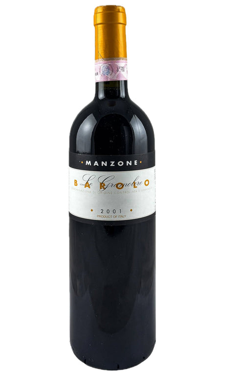 Bottle of Giovanni Manzone, Barolo Le Gramolere, 2001 - Red Wine - Flatiron Wines & Spirits - New York