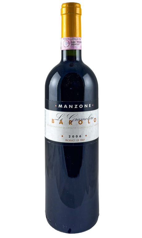 Bottle of Giovanni Manzone, Barolo Le Gramolere, 2006 - Red Wine - Flatiron Wines & Spirits - New York