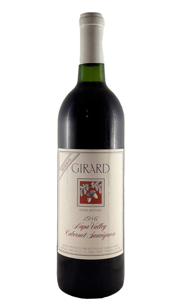 Bottle of Girard Winery, Napa Valley Cabernet Sauvignon Reserve, 1986 - Red Wine - Flatiron Wines & Spirits - New York