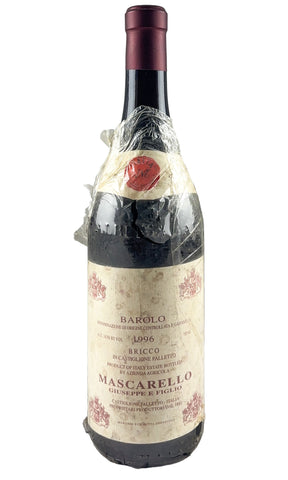 Bottle of Giuseppe Mascarello, Barolo Bricco di Castiglione Falletto, 1996 - Red Wine - Flatiron Wines & Spirits - New York