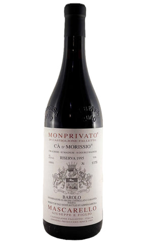 Bottle of Giuseppe Mascarello, Barolo Ca d'Morissio Riserva Monprivato, 1995 - Red Wine - Flatiron Wines & Spirits - New York