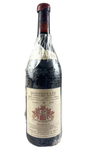 Bottle of Giuseppe Mascarello, Barolo Castiglione Falletto, 1970 (1.5L) - Red Wine - Flatiron Wines & Spirits - New York