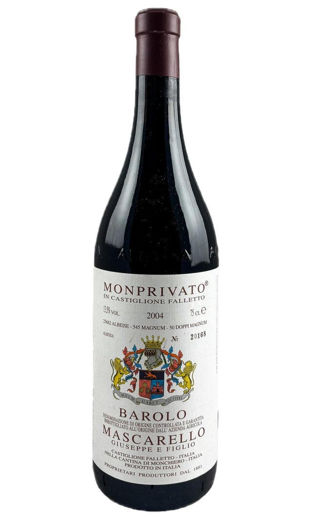 Bottle of Giuseppe Mascarello, Barolo Monprivato, 2004 - Red Wine - Flatiron Wines & Spirits - New York