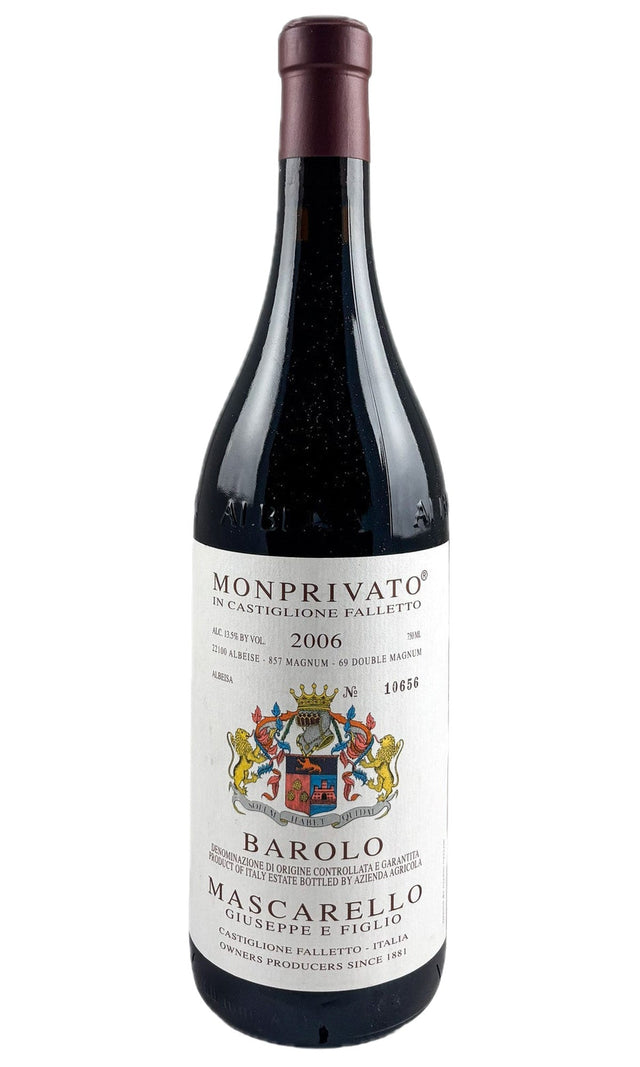 Bottle of Giuseppe Mascarello, Barolo Monprivato, 2006 - Red Wine - Flatiron Wines & Spirits - New York