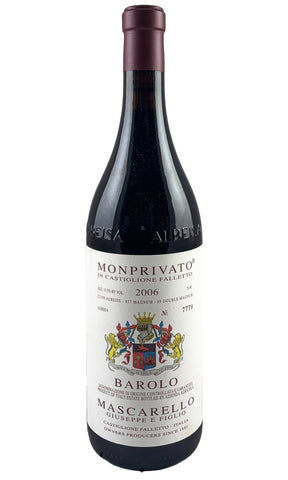 Bottle of Giuseppe Mascarello, Barolo Monprivato, 2006 - Red Wine - Flatiron Wines & Spirits - New York