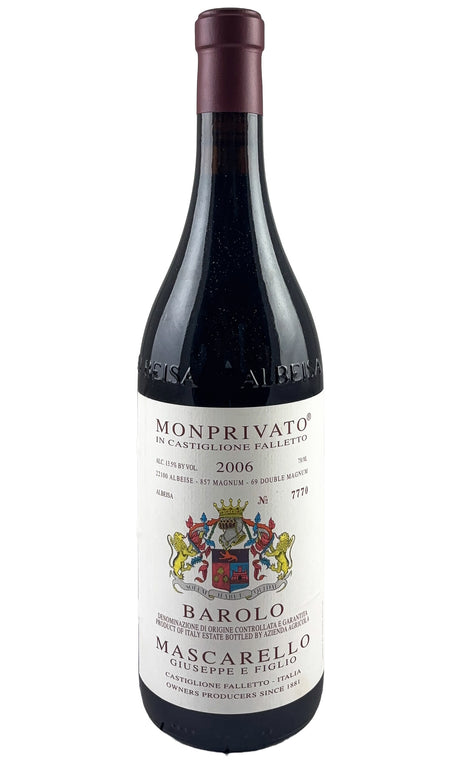 Bottle of Giuseppe Mascarello, Barolo Monprivato, 2006 - Red Wine - Flatiron Wines & Spirits - New York