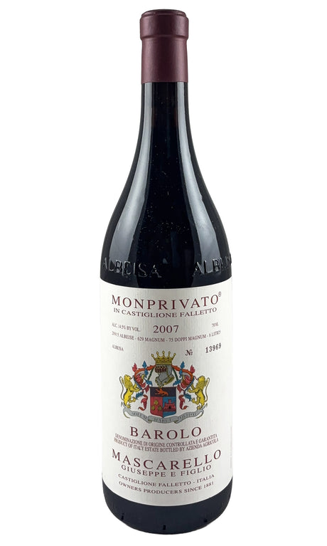 Bottle of Giuseppe Mascarello, Barolo Monprivato, 2007 - Red Wine - Flatiron Wines & Spirits - New York