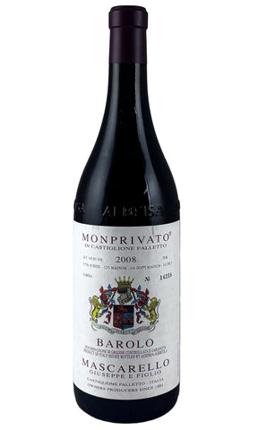 Bottle of Giuseppe Mascarello, Barolo Monprivato, 2008 - Red Wine - Flatiron Wines & Spirits - New York