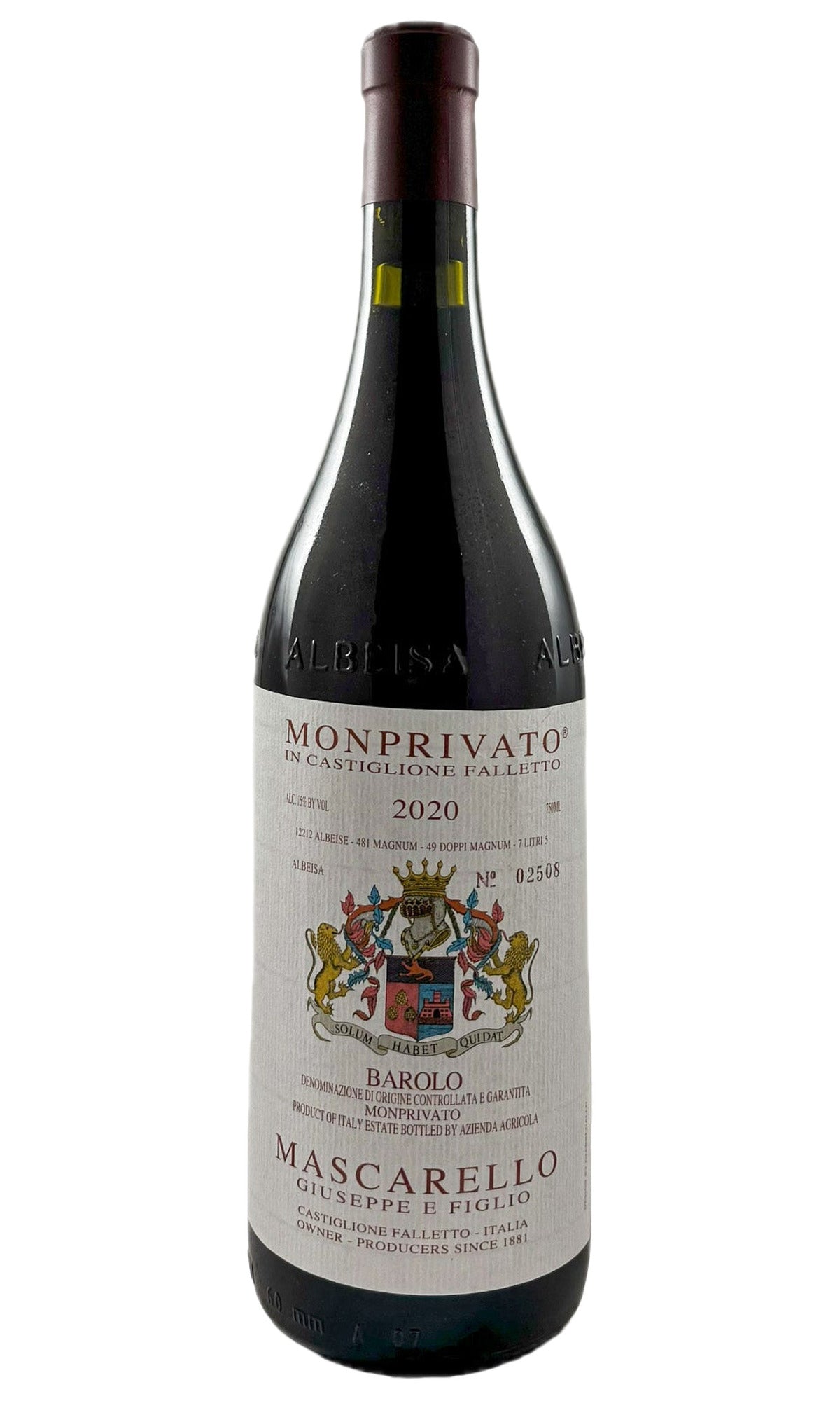 Bottle of Giuseppe Mascarello, Barolo Monprivato, 2020 - Red Wine - Flatiron Wines & Spirits - New York