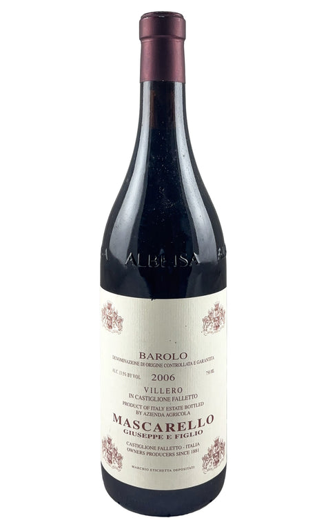 Bottle of Giuseppe Mascarello, Barolo Villero, 2006 - Red Wine - Flatiron Wines & Spirits - New York