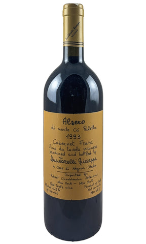 Bottle of Giuseppe Quintarelli, Alzero Cabernet, 1993 - Red Wine - Flatiron Wines & Spirits - New York