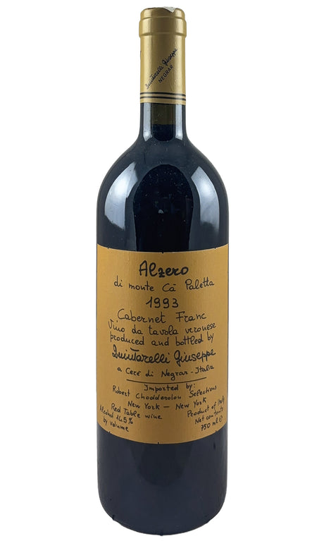 Bottle of Giuseppe Quintarelli, Alzero Cabernet, 1993 - Red Wine - Flatiron Wines & Spirits - New York