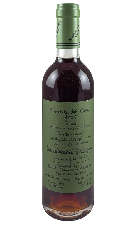 Bottle of Giuseppe Quintarelli, Bandito amable del cere passito bianco, 1990 (375 ml) - Dessert Wine - Flatiron Wines & Spirits - New York
