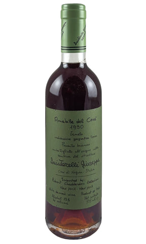 Bottle of Giuseppe Quintarelli, Bandito amable del cere passito bianco, 1990 (375 ml) - Dessert Wine - Flatiron Wines & Spirits - New York