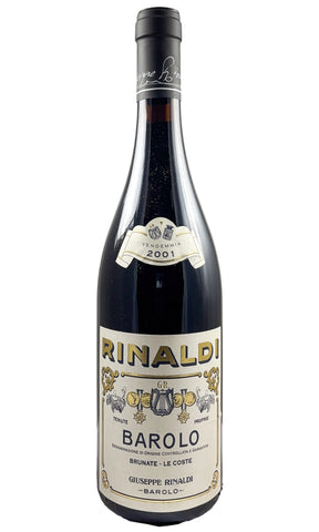 Bottle of Giuseppe Rinaldi, Barolo Brunate Le Coste, 2001 - Red Wine - Flatiron Wines & Spirits - New York