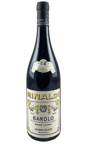Bottle of Giuseppe Rinaldi, Barolo Brunate-Le Coste', 2001 - Red Wine - Flatiron Wines & Spirits - New York