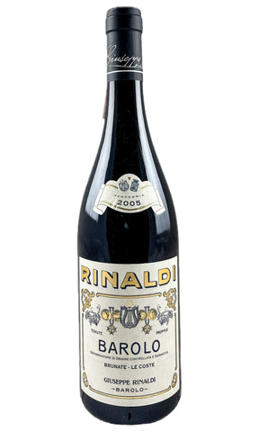 Bottle of Giuseppe Rinaldi, Barolo Brunate–Le Coste, 2005 - Red Wine - Flatiron Wines & Spirits - New York