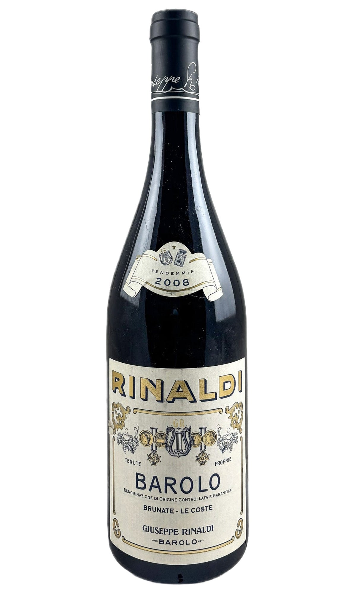 Bottle of Giuseppe Rinaldi, Barolo Brunate–Le Coste, 2008 - Red Wine - Flatiron Wines & Spirits - New York