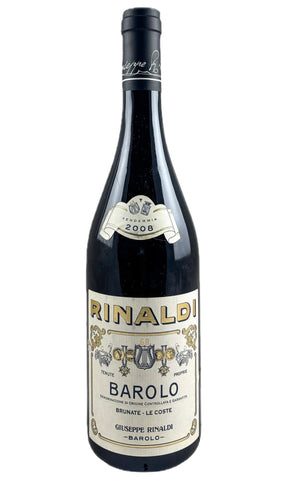Bottle of Giuseppe Rinaldi, Barolo Brunate–Le Coste, 2008 - Red Wine - Flatiron Wines & Spirits - New York