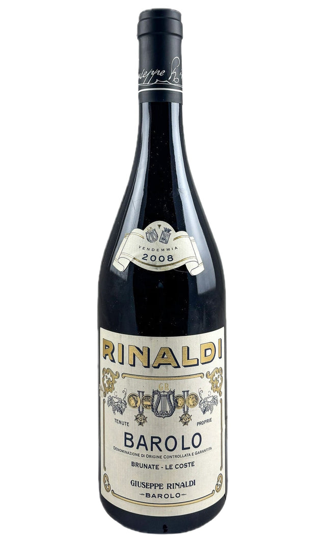 Bottle of Giuseppe Rinaldi, Barolo Brunate–Le Coste, 2008 - Red Wine - Flatiron Wines & Spirits - New York
