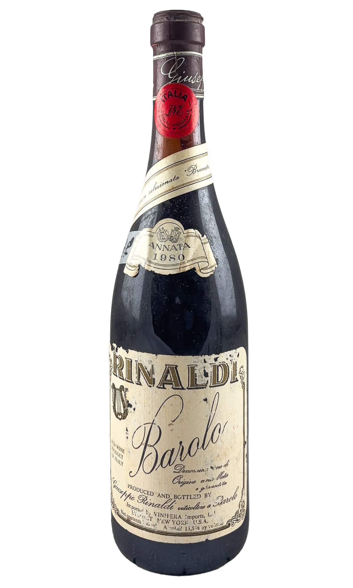 Bottle of Giuseppe Rinaldi, Barolo Brunate Riserva, 1980 - Red Wine - Flatiron Wines & Spirits - New York