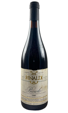 Bottle of Giuseppe Rinaldi, Barolo Brunate Barolo Riserva, 1989 - Red Wine - Flatiron Wines & Spirits - New York