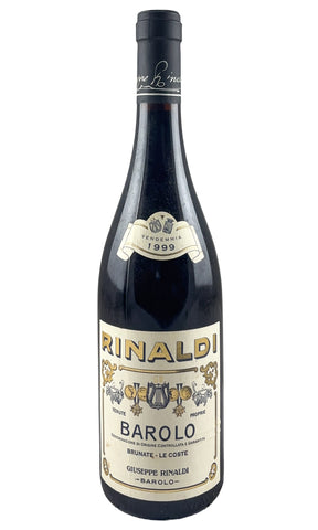 Bottle of Giuseppe Rinaldi, Barolo Brunate la Coste, 1999 - Red Wine - Flatiron Wines & Spirits - New York
