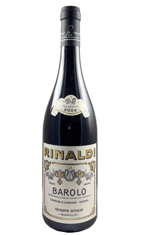 Bottle of Giuseppe Rinaldi, Barolo Cannubi-San Lorenzo, 2004 - Red Wine - Flatiron Wines & Spirits - New York