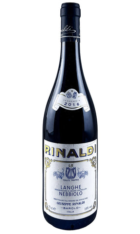 Bottle of Giuseppe Rinaldi, Barolo Langhe Nebbiolo, 2016 - Red Wine - Flatiron Wines & Spirits - New York