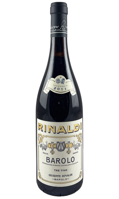 Bottle of Giuseppe Rinaldi, Barolo Tre Tine, 2011 - Red Wine - Flatiron Wines & Spirits - New York