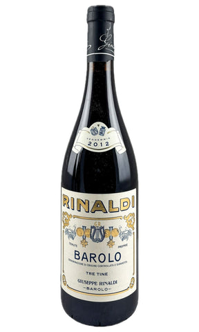 Bottle of Giuseppe Rinaldi, Barolo Tre Tine, 2012 - Red Wine - Flatiron Wines & Spirits - New York