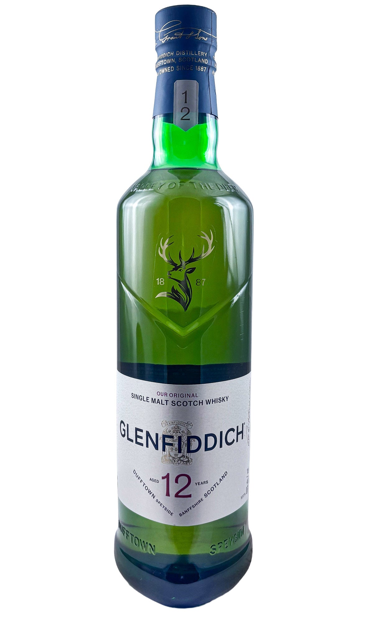 Bottle of Glenfiddich, Single Malt Scotch Whisky 12 Years Old, NV - Spirit - Flatiron Wines & Spirits - New York