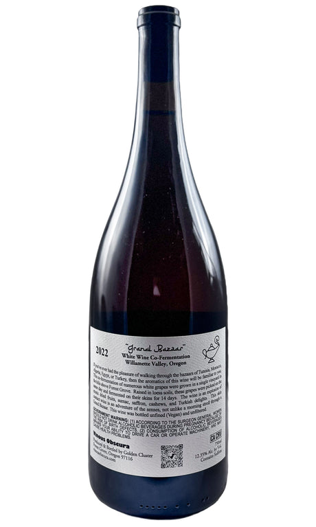 Bottle of Golden Cluster, Vinous Obscura Grand Bazaar, 2022 - White Wine - Flatiron Wines & Spirits - New York
