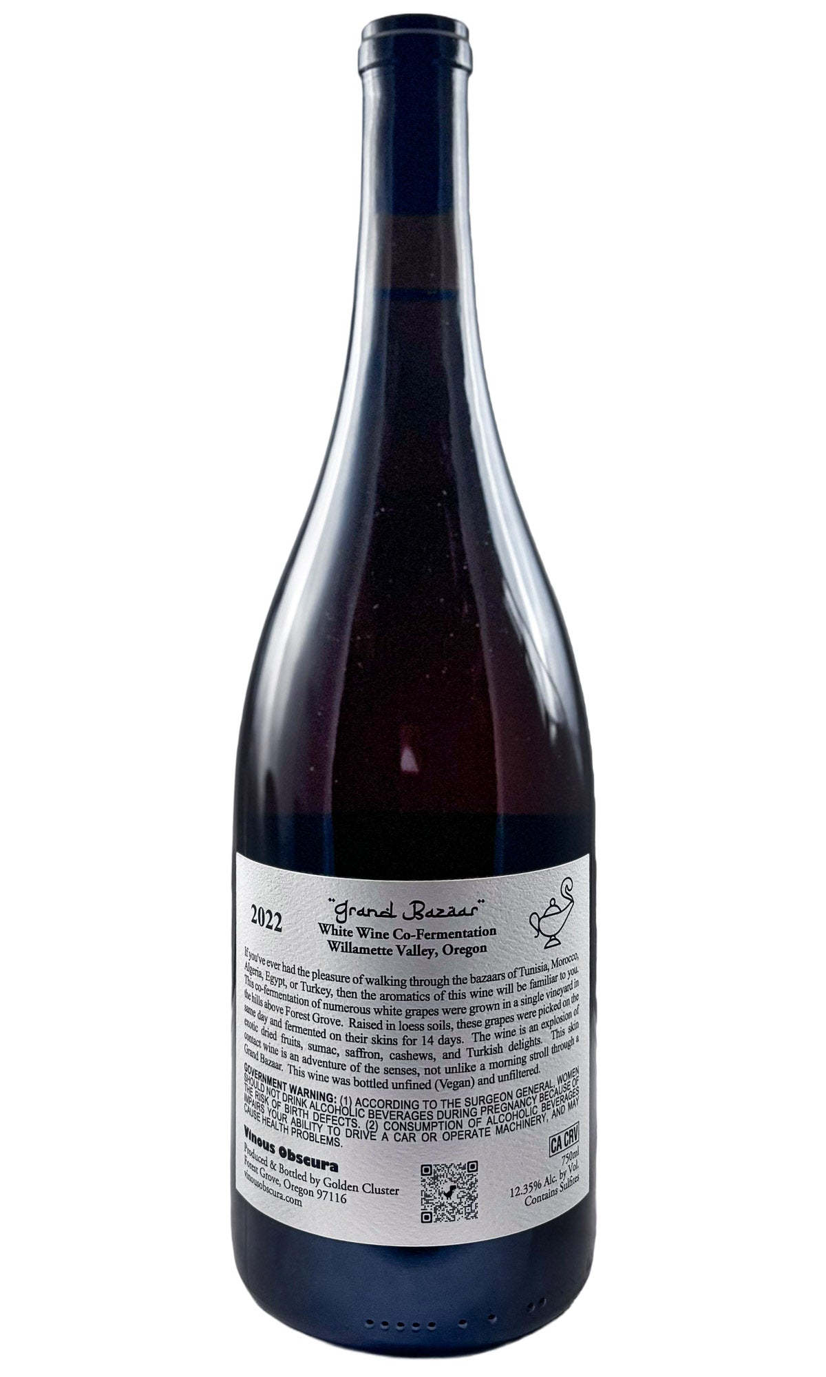 Bottle of Golden Cluster, Vinous Obscura Grand Bazaar, 2022 - White Wine - Flatiron Wines & Spirits - New York