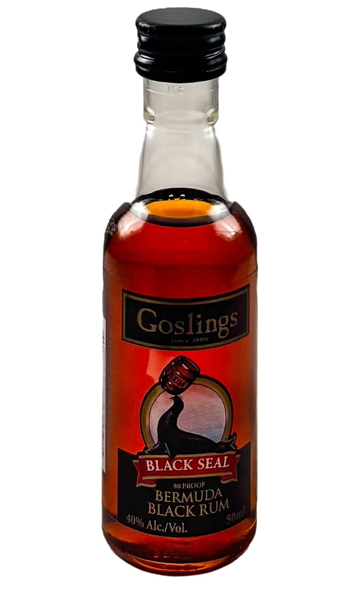 Bottle of Gosling’s, Black Seal Rum (50ml) - Spirit - Flatiron Wines & Spirits - New York