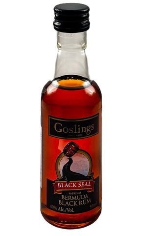 Bottle of Gosling’s, Black Seal Rum (50ml) - Spirit - Flatiron Wines & Spirits - New York