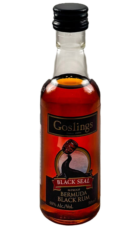 Bottle of Gosling’s, Black Seal Rum (50ml) - Spirit - Flatiron Wines & Spirits - New York