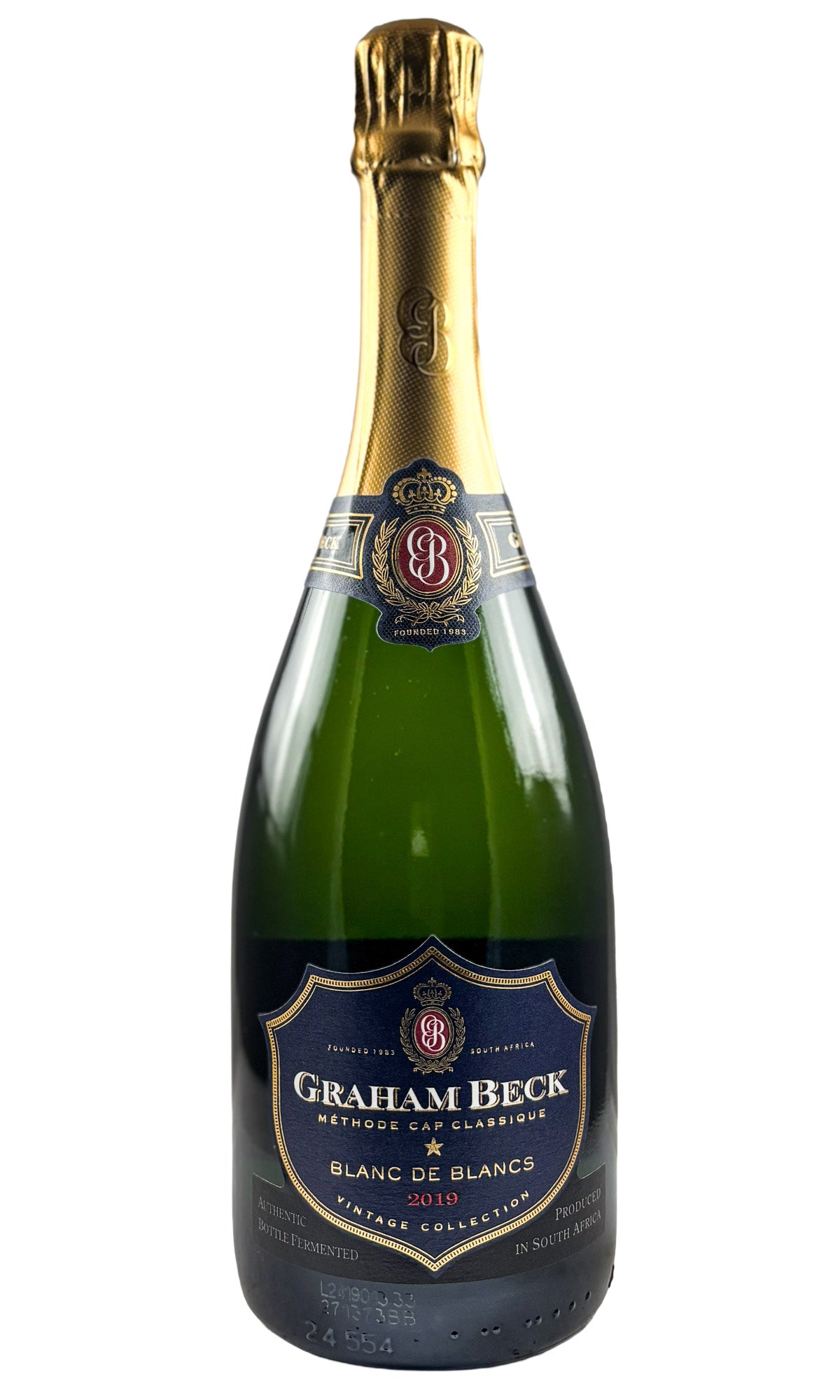 Bottle of Graham Beck, Brut Methode Cap Classique, 2019 - Sparkling Wine - Flatiron Wines & Spirits - New York