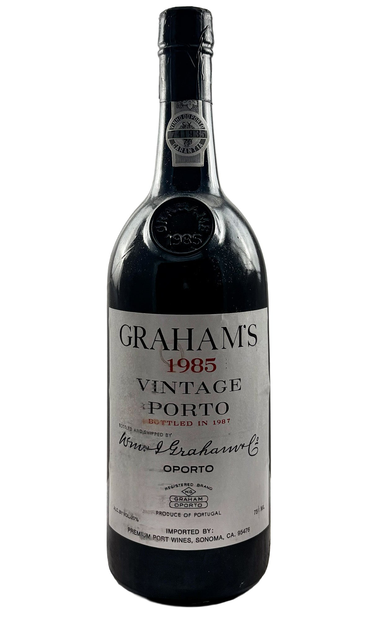 Bottle of Graham's, Vintage Port, 1985 - Red Wine - Flatiron Wines & Spirits - New York