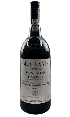 Bottle of Graham's, Vintage Port, 1985 - Red Wine - Flatiron Wines & Spirits - New York