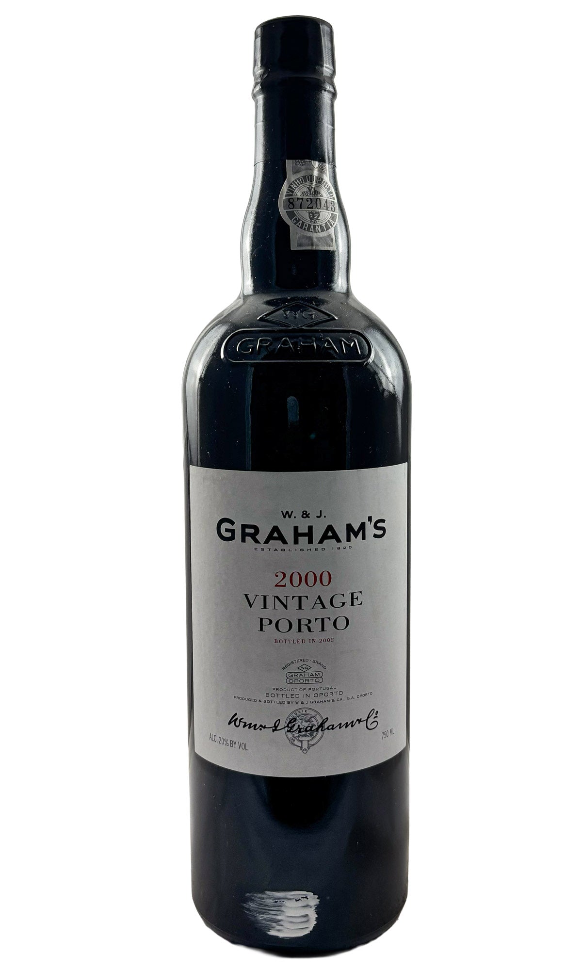 Bottle of Graham's, Vintage Port, 2000 - Red Wine - Flatiron Wines & Spirits - New York