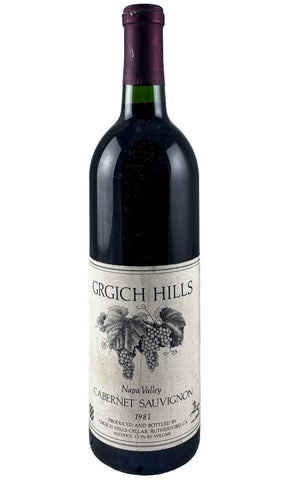 Bottle of Grgich Hills, Cabernet Sauvignon, 1991 - Red Wine - Flatiron Wines & Spirits - New York